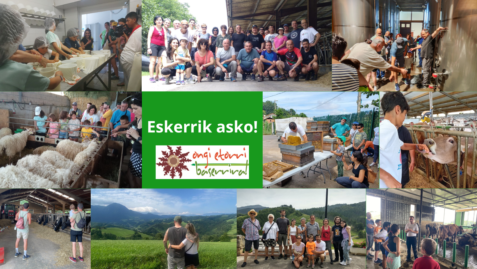 500 personas han participado en la 8ª edición de ONGI ETORRI BASERRIRA