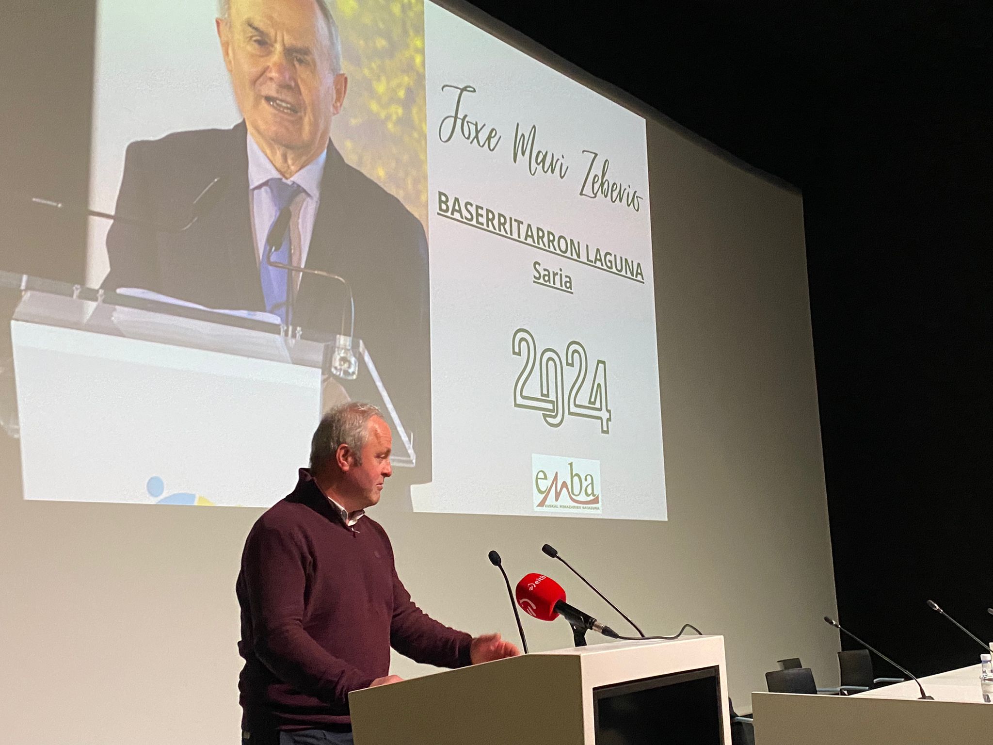 “La actividad agraria, o es sostenible económicamente, o no será sostenible” afirma Iñaki Goenaga, presidente de ENBA