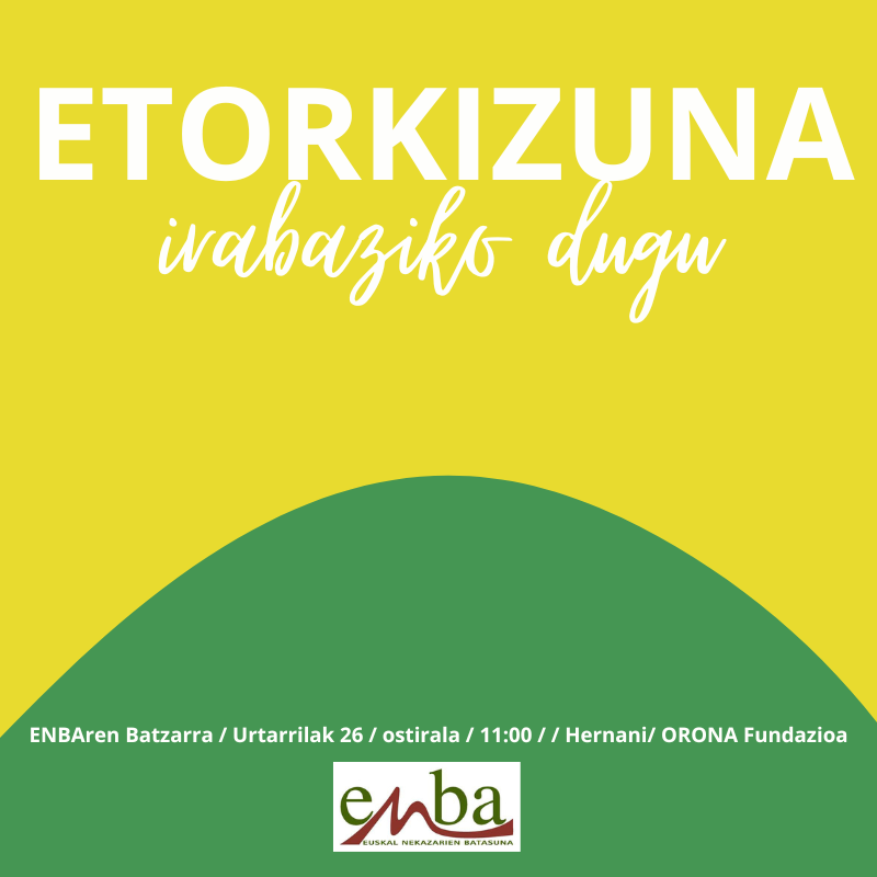 ENBA Gipuzkoa celebrará este viernes su XXXII. Asamblea Anual bajo el lema &quot;ETORKIZUNA irabaziko dugu - Ganaremos el FUTURO&quot;