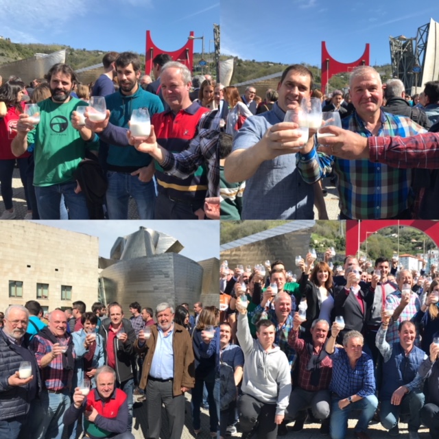 Un Brindis con Leche por todo lo alto en Bilbao